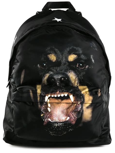 givenchy bakcpack|Givenchy rottweiler backpack.